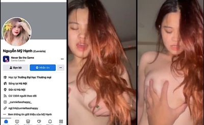 [Hot] Nguyễn Mỹ Hạnh 2k6 sinh viên ĐH thương mại Hà Nội giả vờ không cho anh quay nhưng mặt lộ rõ thích thú khi bị quay . Cưỡi ngựa lên đỉnh rên rỉ không ngừng